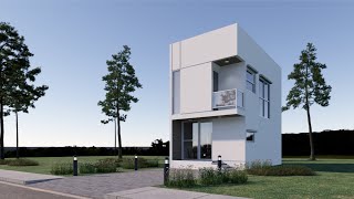 AWESOME SMALL HOUSE DESIGN WITH A MODERN MINIMALIST CONCEPT