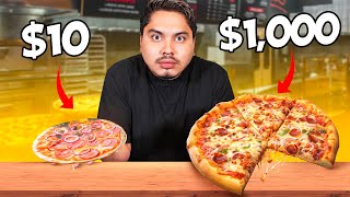 Probando PIZZAS de $10 VS $1,000