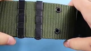 Military Tactical Belt With Alloy Buckle Clasp