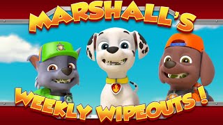 Marshall's Weekly Wipeouts! (Season 5 - Pups Save a Wiggly Whale!)