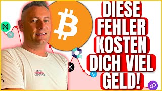 ⚠️DIESE FEHLER MUSST DU BEI KRYPTO UNBEDINGT VERMEIDEN!