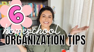 HOMESCHOOL ORGANIZATION TIPS | HOW I KEEP OUR SPACE AND DAYS ORGANIZED!