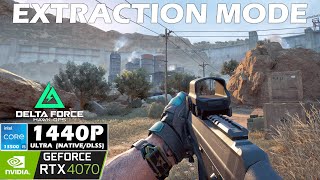 Delta Force Hawk Ops Extraction Mode I RTX 4070 + i5 13500 I 1440p Ultra + DLSS - Performance Test