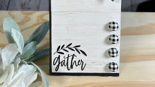 Neutral Fall DIY