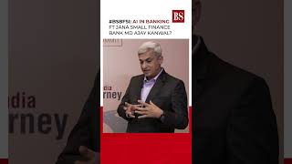 #BSBFSI: AI in banking ft Jana Small Finance Bank MD Ajay Kanwal #news #businessnews #economy