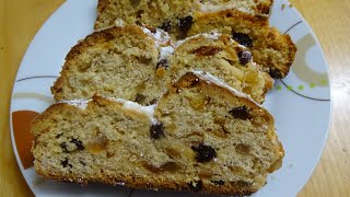 German Christmas bread (Stollen) Recipe || Weihnachts Stollen