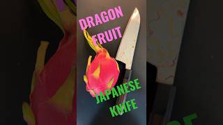 DRAGON Fruit | Colourful Japanese Knife #shorts