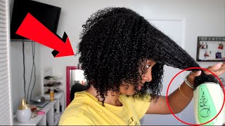 BEST KINKY CURLY NATURAL HAIR TOOL: Q-REDEW HAIR STEAMER REVIEW & DEMO