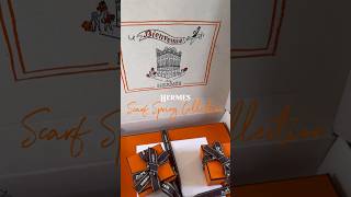 Unbox HERMES Scarf Spring Collection #hermes #aesthetic #shorts