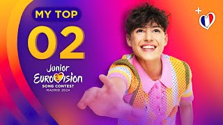 Junior Eurovision 2024: MY TOP 2 (so far) [NEW🇫🇷]