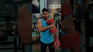 Biceps 💪 dumbbell exercises koi krega hm #viral #subscribetomychannel #youtube #gym #trending #sub