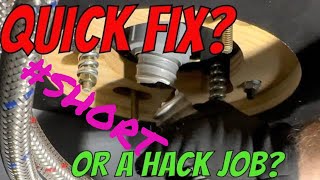 Quick Fix or Hack Job? - Flexible Salon Sink Drain Pipe Repair #shorts