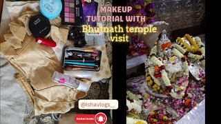 makeup look with vutnathmondir visit/ makeup for going temple #viral #@ishavlogs__#makeup #short