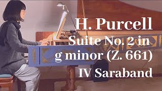 H. Purcell on enharmonic Harpsichord Suite No. 2 in g minor Z. 661 IV Saraband (4/4)