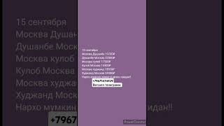 Билетхо бо нархи арзон мархамад!! #таджикистан #узбекистан #киргизия #казахстан