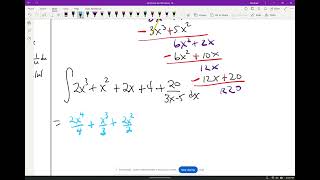 Unit 6: 6.10 Integrating with Long Division and Completing the Square Video 2