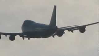 Elal Cargo Boeing 744 taking off rwy 26 at Ben Gurion airport-Israel