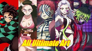 Demon Slayer Hinokami Chronicles - All Ultimate Art (All New DLC) | Kimetsu No Yaiba