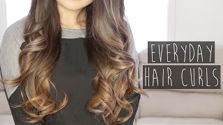 How to | Everyday Loose Romantic Hair Curling Tutorial | Eva Chung