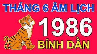 Tử Vi Tuổi Bính Dần 1986 Trong tháng 6 năm 2024 âm lịch Giáp Thìn | Triệu Phú Tử Vi