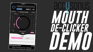 Accusonus Mouth De-Clicker Plugin Demo