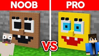 NOOB VS PRO SPONGYABOB A MINECRAFTBAN!