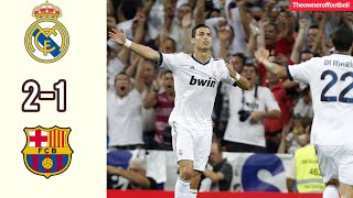 Real Madrid vs Barcelona (2-1) | Super Cup 2012/13 | Goals & Highlights