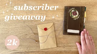 2K Subscribers Giveaway ☆ NOW CLOSED ☆