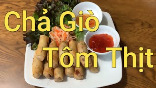 Chả Giò Tôm Thịt | Năm Dung Vào Bếp | Dung Võ Vàm Cỏ