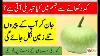 کدو کھانے کے فوائد|ghar ka doctor