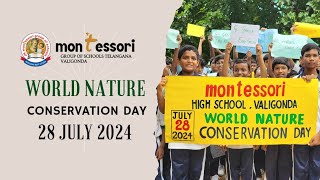 World Nature Conservation Day | Rally | Montessori High School Valigonda | #natureconservationday