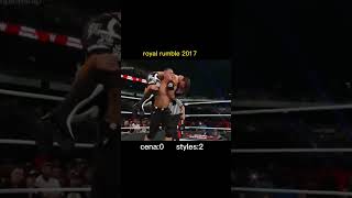 Every Johncena vs Ajstyles match ever