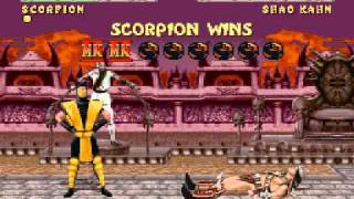 Mortal Kombat II (SNES) playthrough (Very Hard, 0 continues, no cheats) part 2