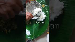 Lunch at Banana leaf #shorts south Indian lunch #lunchrecipesintamil