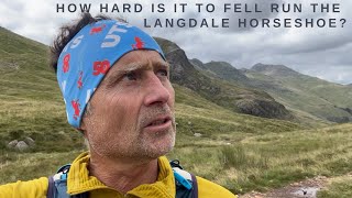 How hard is it to run the Langdale Horseshoe?