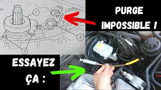 Technique Purge Butée hydraulique récalcitrante 😤, embrayage 2.2Tid Saab 9.3 🇸🇪 , Opel DTI 🇩🇪 etc..