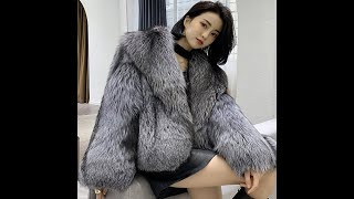 silver fox coat