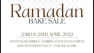 MEQ London Bake Sale Auction (Saturday) - Live