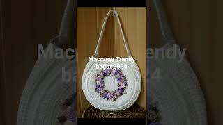 The most Macrame trendy BAGs For #2024#macrame_bags#beads_bags#trendy_bags#tote_bags#clutch_bags