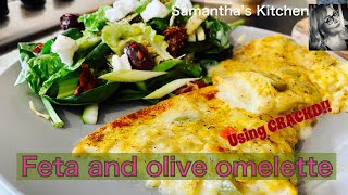 The BEST Feta and Olive omelette (using CRACKD!!)