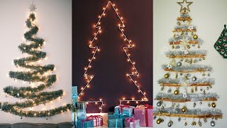 🎄+100 AMAZING CHRISTMAS IDEAS 2024 - WALL MOUNTED CHRISTMAS TREES - CHRISTMAS DECORATION IDEAS 2024🎄