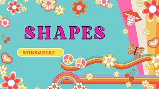 shapes geometric shapes and their names in English for kids and learners