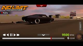 No limit drag racing 2.0 v1.8.6 Larry "Axman" Roach 1968 Plymouth Baracuda @5.639 et