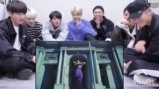 BTS Reaction to JISOO 'FLOWER' MV