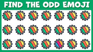 HOW SHARP ARE YOUR EYES #6 l Find The Odd Emoji l Emoji Puzzle | Spot the Difference