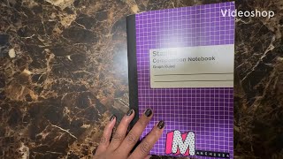 Plan With Me | Composition Notebook | March 18-24, 2024