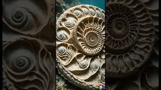 Majestic Ammonite: Ancient Drift in Ocean Depths #shortsfeed #ai #trending