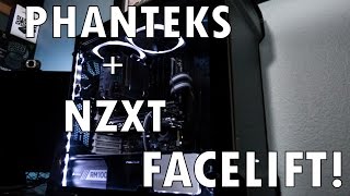 Phanteks Enthoo Evolve Tempered Glass and NZXT HUE+ AER Facelift