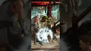 Johnny Cage combos Kung Lao combo finish Mortal Kombat 1 MK1 MK 1 #short #mk #shorts cameo Kameo