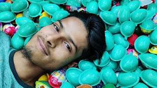 200 Kinder Surprise Eggs 😋😋 / ASMR Satisfying video / A Lot of Candy